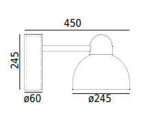 Latarnia Ogrodowa KOSTER 1913 Aluminium RAL-9006 - NORLYS small 1