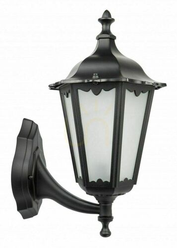 Sprawdź Kinkiet zewnętrzny SU-MA K 3012/1/D g czarny retro aluminiowy szklany