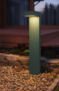 Słupek oświetleniowy NORLYS Asker 1311BL LED 7,2W 3000K czarny 85 cm small 11