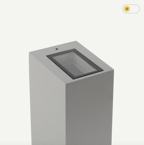 Kinkiet zewnętrzny LILLEHAMMER - premium 1585AL szary 4W 3000K - NORLYS small 2