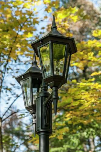 Sprawdź Latarnia ogrodowa NORLYS Modena 303 czarna 9005 LED 3x9W IP54 303BL