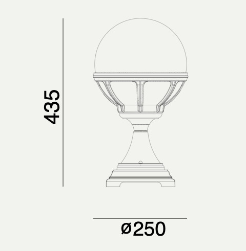 Sprawdź Lampa Ogrodowa Kula BOLOGNA 312W Biała E27 LED 9W