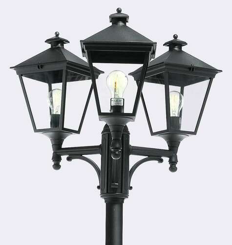 Sprawdź Latarnia ogrodowa  LONDON 483BL  3 x E27 Czarna - premium NORLYS