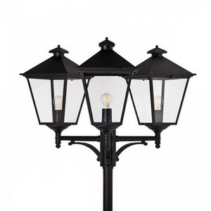 Latarnia ogrodowa / parkowa IP54 LONDON BIG 495BL 3 x E27 czarny - premium NORLYS small 0