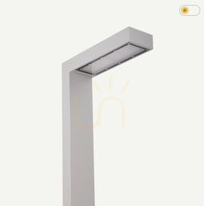 Latarnia ogrodowa / parkowa ASKER - premium - Pole 5126AL 18W 216 cm szary  - NORLYS small 0