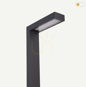 Latarnia ogrodowa / parkowa ASKER - premium - Pole PRO 8W 4000K 216cm 5161GR grafitowy  - NORLYS small 2