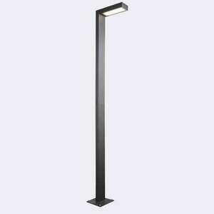 Latarnia parkowa / ogrodowa ASKER - premium - Pole PRO 5166GR 8W LED 4000K 216 cm grafitowy  - NORLYS small 0