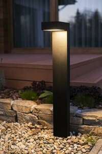 Lampa ogrodowa stojąca NORLYS Asker 10W LED 4000K czarna 85 cm 5211BL small 1