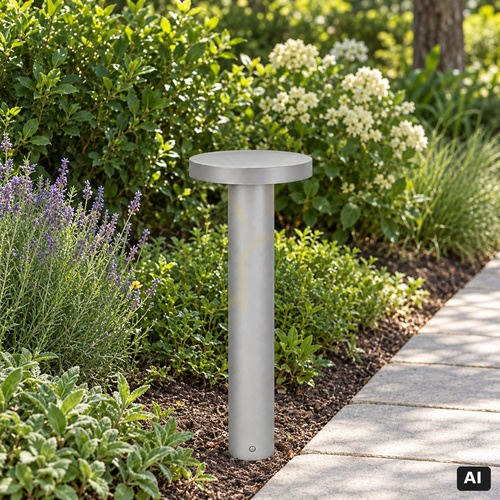 Sprawdź Słupek ogrodowy NORLYS BORG 6172AL aluminium LED 17,6 W 3000 K DALI2/NightDim