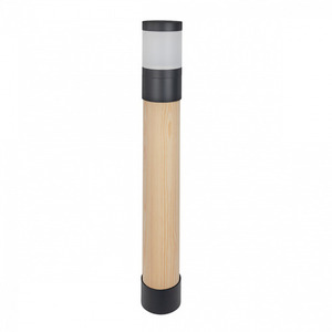 Słupek Oświetleniowy LILLESAND Wood 2351 Grafitowy RAL-7016 - NORLYS small 2