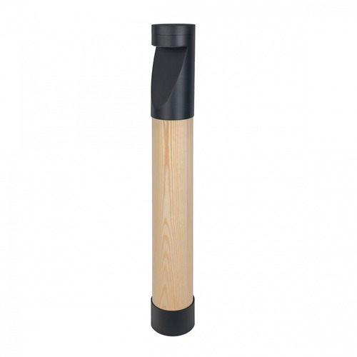 Sprawdź Słupek Oświetleniowy OPPLAND Wood 2365 Aluminium RAL-9006 - NORLYS