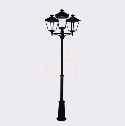 Sprawdź Latarnia ogrodowa / parkowa IP54 LONDON BIG 4132BL 3x9,5W 3000K czarny - premium NORLYS