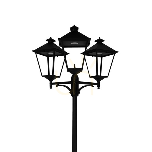 Sprawdź Latarnia ogrodowa / parkowa IP54 LONDON BIG 4132BL 3x9,5W 3000K czarny - premium NORLYS