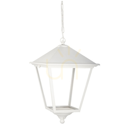 Sprawdź Lampa zewnętrzna wisząca IP54 LONDON BIG 4140WH biały 17,5W 3000K - premium NORLYS