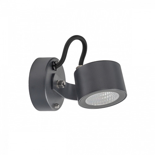 Sprawdź Kinkiet zewnętrzny MOSS 6161GR 4W 3000K Grafitowy RAL-7016  - NORLYS