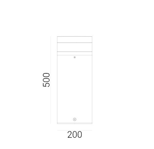 Sprawdź Lampa zewnętrzna stojąca STAVANGER 5061GR Norlys 5061GR Grafitowy 50 cm - NORLYS