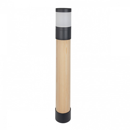 Sprawdź Słupek Oświetleniowy LILLESAND Wood 2338 Aluminium RAL-9006 - NORLYS
