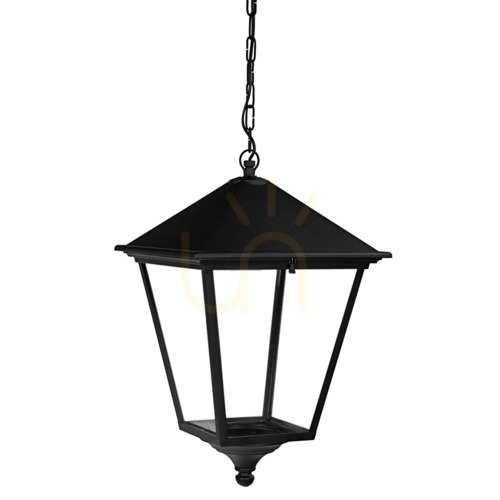 Sprawdź Lampa zewnętrzna wisząca  IP54 LONDON BIG 4141BL czarny 17,5W 4000K - premium NORLYS