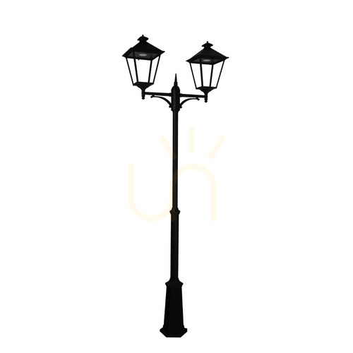 Sprawdź Latarnia ogrodowa / parkowa IP54 LONDON BIG 4128BL czarna LED 2x9,5W 3000K - premium NORLYS