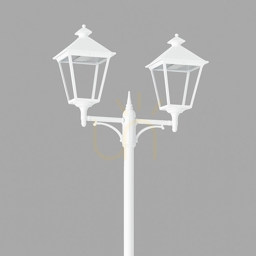 Sprawdź Latarnia ogrodowa / parkowa IP54 LONDON BIG 4130WH LED 2x13,4W 3000K biała - premium NORLYS