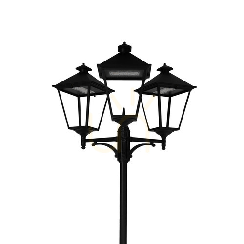 Sprawdź Latarnia ogrodowa / parkowa IP54 LONDON BIG 4135BL 3x13,4W 4000K czarny - premium NORLYS
