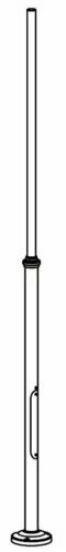 Sprawdź Słup oświetleniowy NORLYS Lamppost czarny 320 cm 1273BL