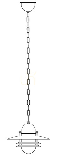 Sprawdź Lampa zewnętrzna wisząca Oslo 240A/BD złoty E27 NORLYS