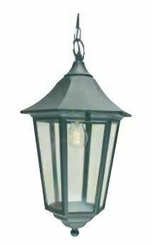 Sprawdź Lampa zewnętrzna wisząca Modena 381A/BG zielony E27 NORLYS
