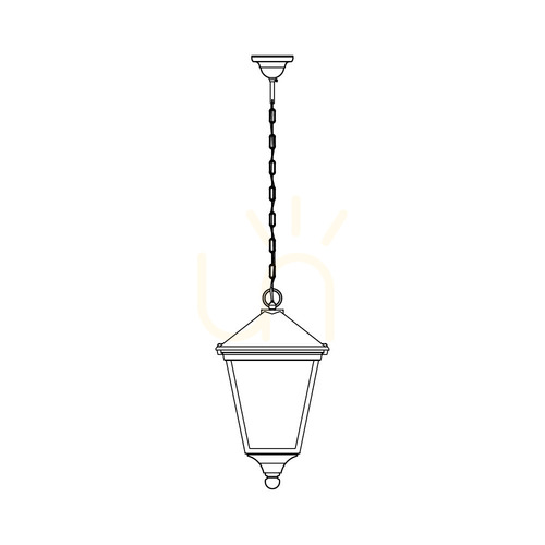 Sprawdź Lampa zewnętrzna wisząca London 481A/BS srebrny E27 NORLYS