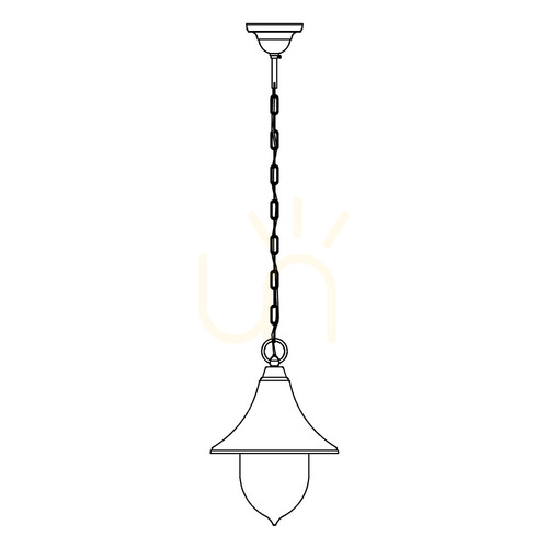 Sprawdź Lampa zewnętrzna wisząca Florence 800A/BS srebrny E27 NORLYS