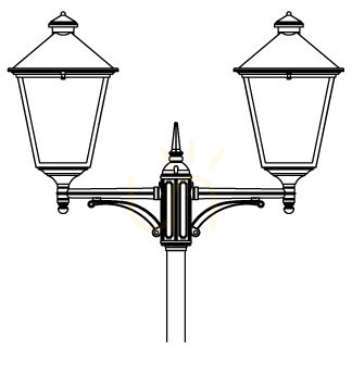Sprawdź Latarnia ogrodowa London 4130BC miedziany LED NORLYS