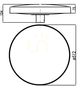 Latarnia ogrodowa Borg 5141GR szary LED NORLYS small 1