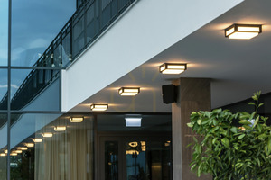 Plafon zewnętrzny Nordland 7118GR grafitowy LED z czujnikiem ruchu MASTER IP65 NORLYS small 1