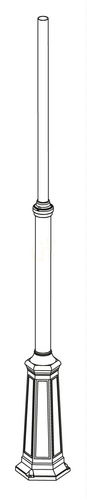 Sprawdź Latarnia ogrodowa NORLYS Lamppost złota patyna 30101BD